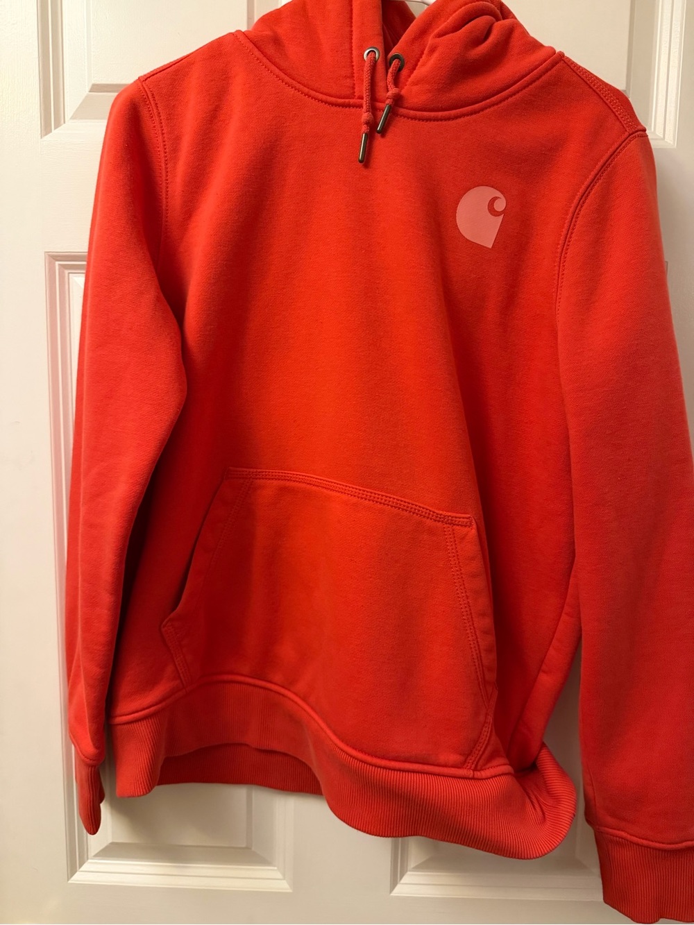 Carhartt Orange Hooded Pullover Sweatshirt